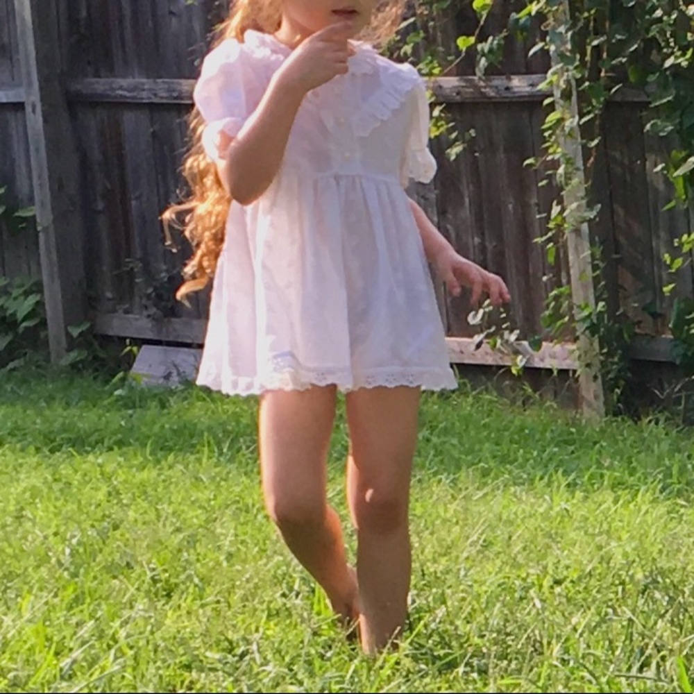 Vintage Ruffle Top, Dress Sz 4T